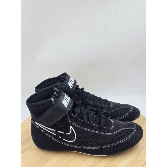 Nike Speed Sweep VII Wrestling Shoes 366683-001 Black White Men\'s Size 8.5 main image 7